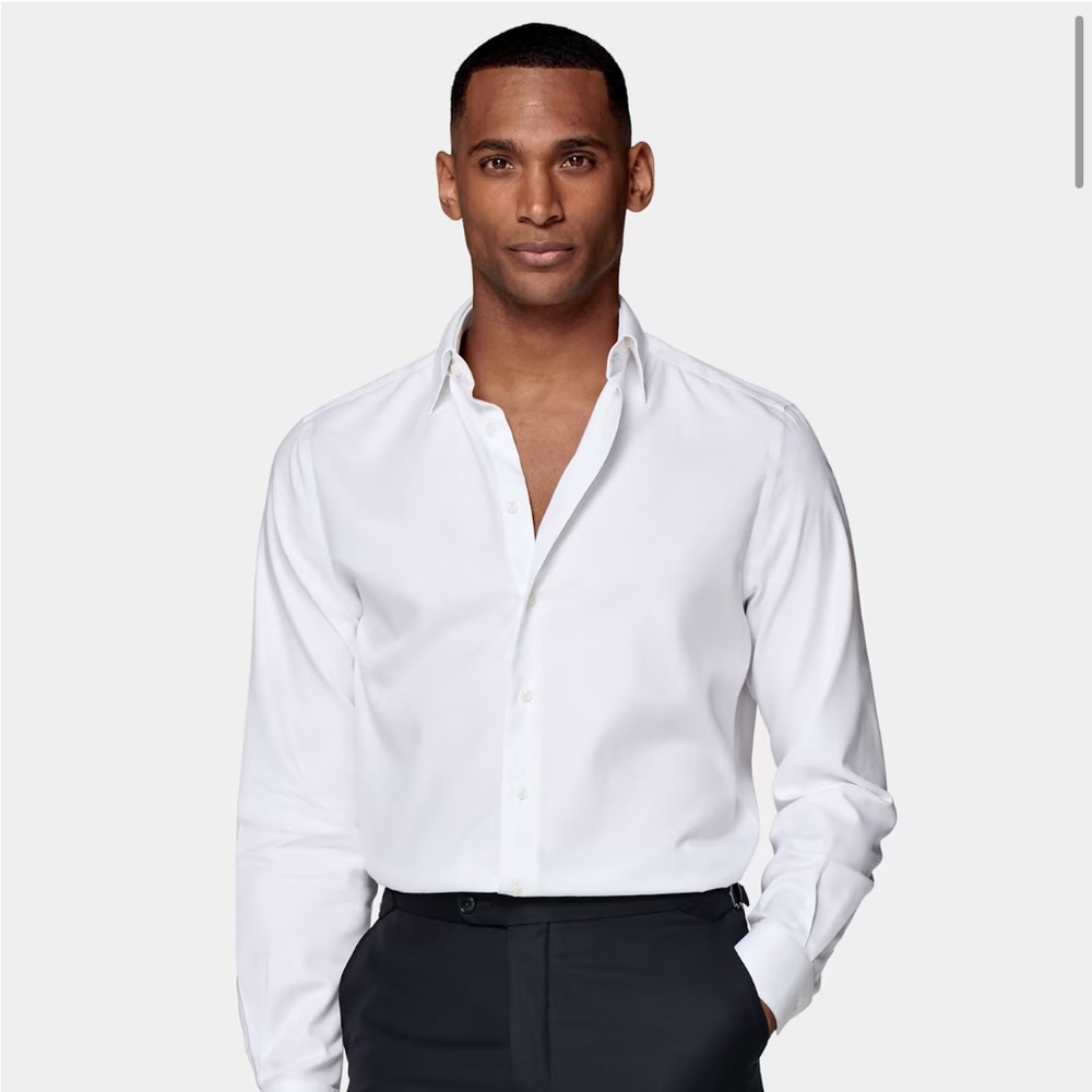 Hugo Boss White Button Down Shirt - Picture 1 of 5